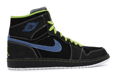 Jordan 1 Retro High Black Cyber Blue Sapphire