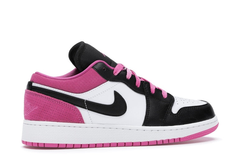 Jordan 1 Low Black Active Fuchsia (GS)