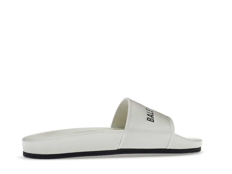 Balenciaga Pool Slide White Black (Women's)