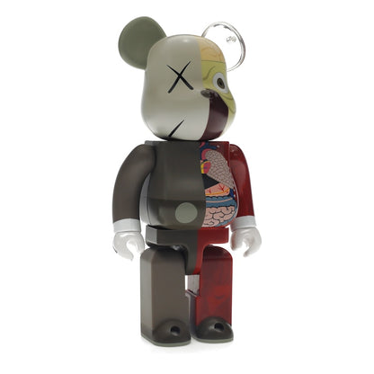 KAWS Bearbrick Dissected 400% Brown