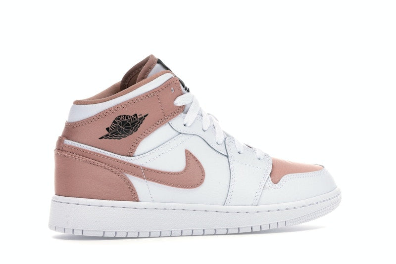 Jordan 1 Mid White Rose Gold (GS)