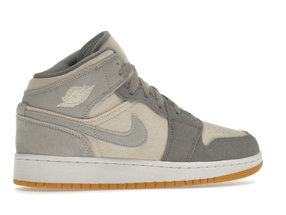 Jordan 1 Mid SE Coconut Milk Particle Grey (GS)