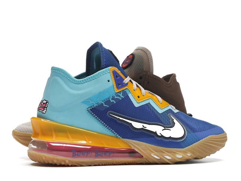Nike LeBron 18 Low Wile E. vs Roadrunner Space Jam