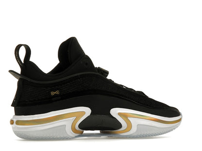 Jordan 36 Low Black Gold (Clear Sole)