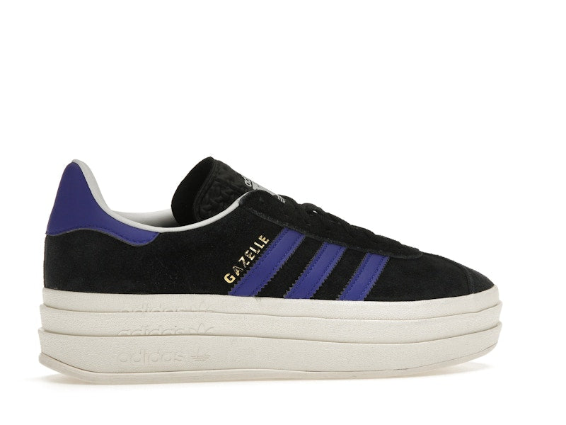adidas Gazelle Bold Core Black Lucid Blue (Women's)