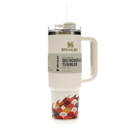 Stanley The Lunar New Year Limited Edition Flowstate Quencher 30oz Tumbler Cream Dragon