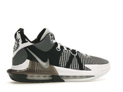 Nike LeBron Witness 7 White Black Metallic Silver