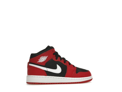 Jordan 1 Mid Gym Red Black White (GS)