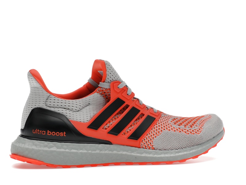adidas Ultra Boost 1.0 Core Black Impact Orange Grey Two