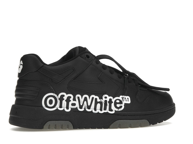 OFF-WHITE Out Of Office OOO Low Tops "Off-White" Black White