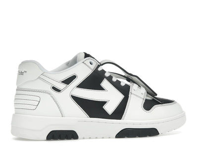 OFF-WHITE Out Of Office OOO Low Tops Black White