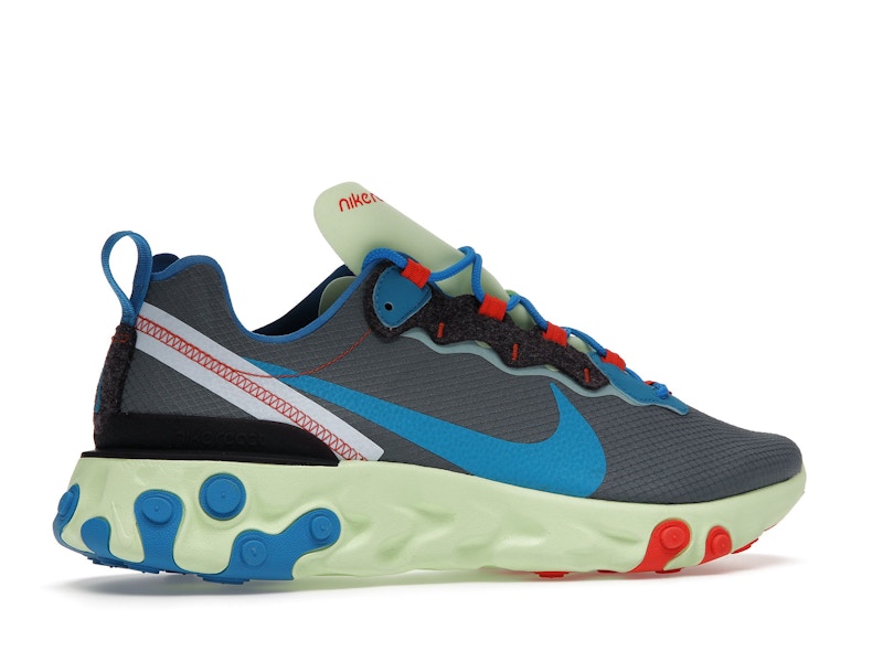 Nike React Element 55 Volt Dark Grey Photo Blue