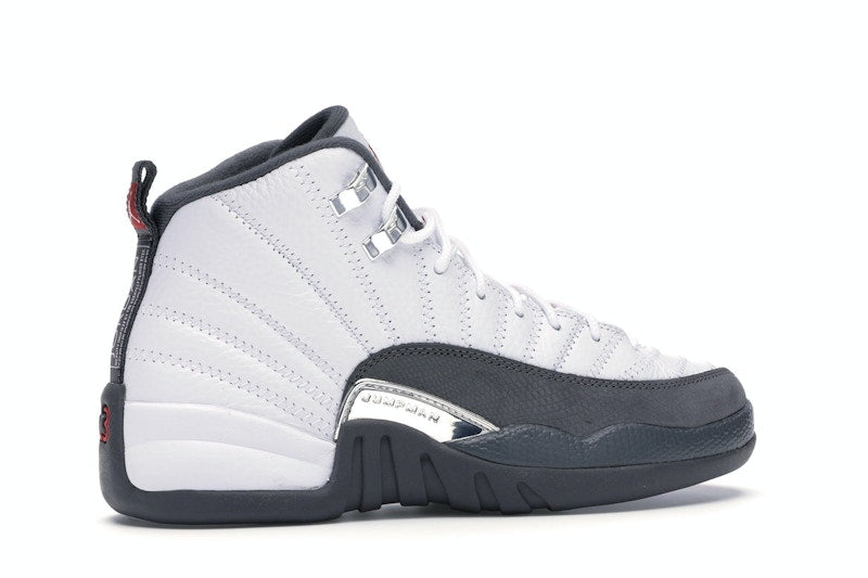 Jordan 12 Retro White Dark Grey (GS)