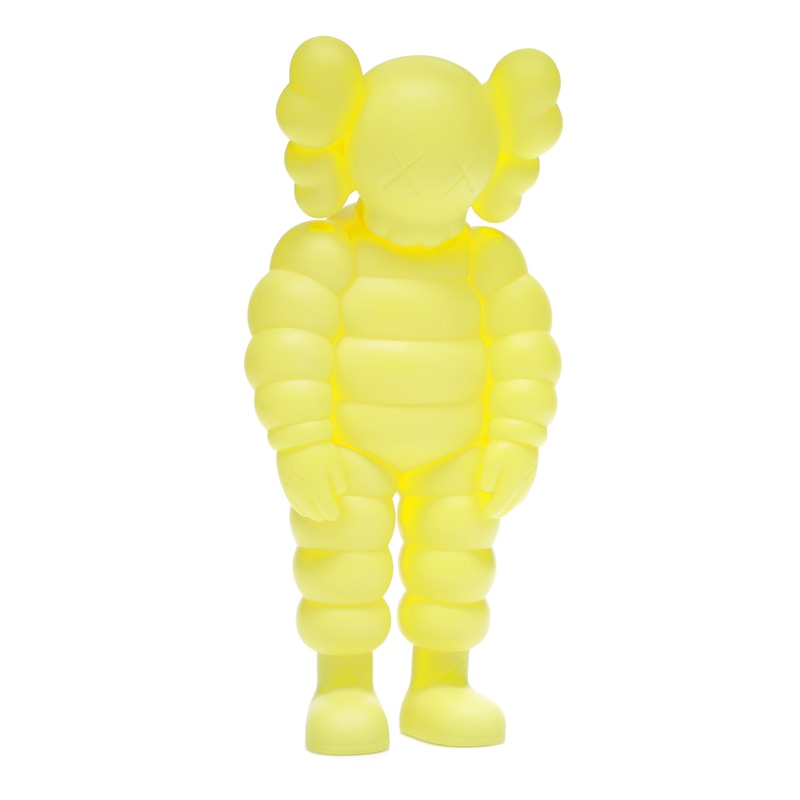 KAWS What Party Vinyl Figure Yellow