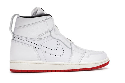 Jordan 1 Retro High Zip White University Red