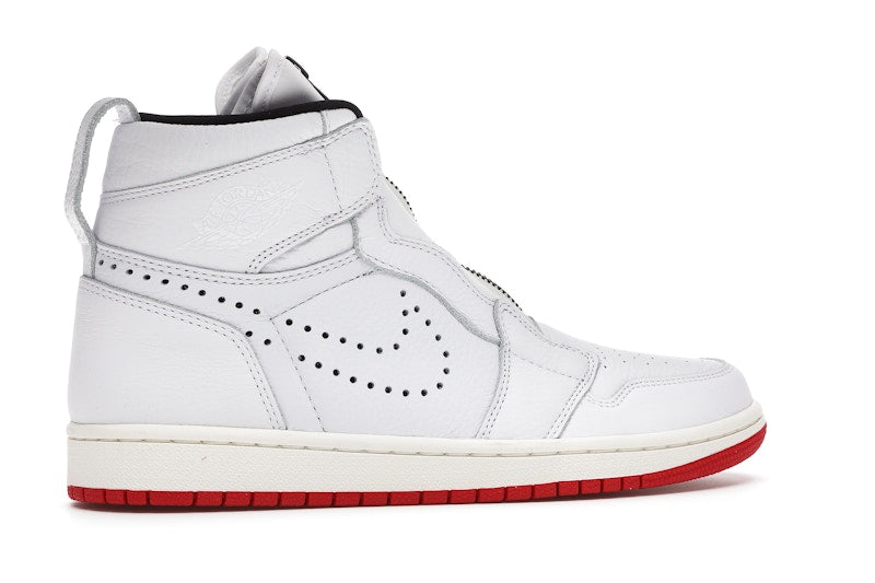 Jordan 1 Retro High Zip White University Red
