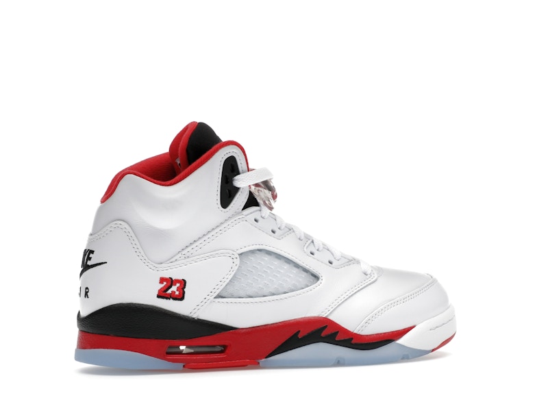 Jordan 5 Retro Fire Red Black Tongue (2025) (GS)