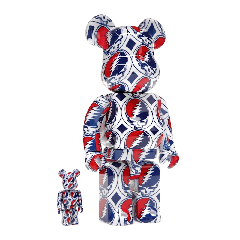 Bearbrick x Grateful Dead (Steal Your Face) 100% & 400% Set