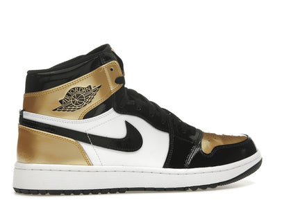 Jordan 1 Retro High Golf Patent Gold Toe