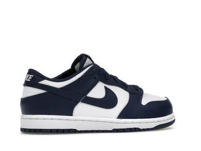 Nike Dunk Low White Midnight Navy (PS)