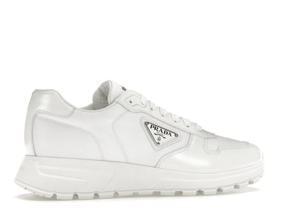 Prada PRAX 01 Sneakers Re-Nylon Brushed Leather White White