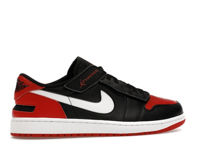 Jordan 1 Low FlyEase Black White Gym Red