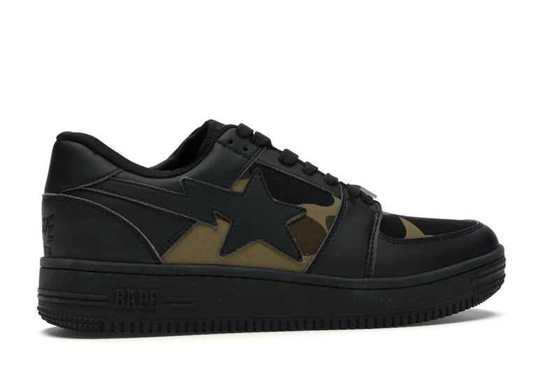 Bape 1st Camo Bape Sta Low Black
