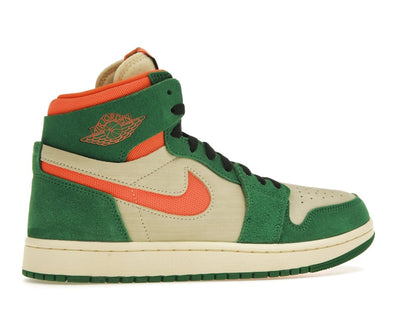 Jordan 1 High Zoom Air CMFT 2 Pine Green Orange Blaze (Women's)