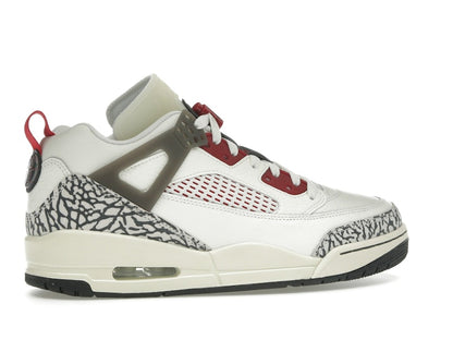 Jordan Spizike Low Sail Anthracite Coconut Milk Varsity Red