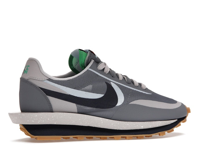 Nike LD Waffle sacai CLOT Kiss of Death 2 Cool Grey (NTWRK Special Packaging)
