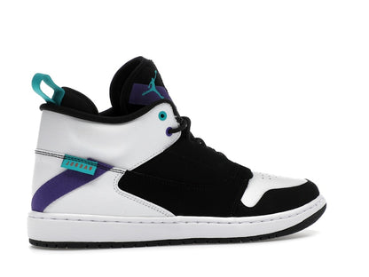 Jordan Fadeaway Black White Grape