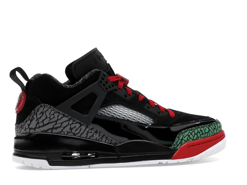 Jordan Spizike Low Black Classic Green White Varsity Red