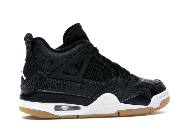 Jordan 4 Retro Laser Black Gum (GS)