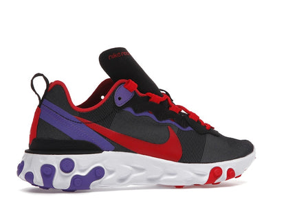 Nike React Element 55 Black University Red (Women's)
