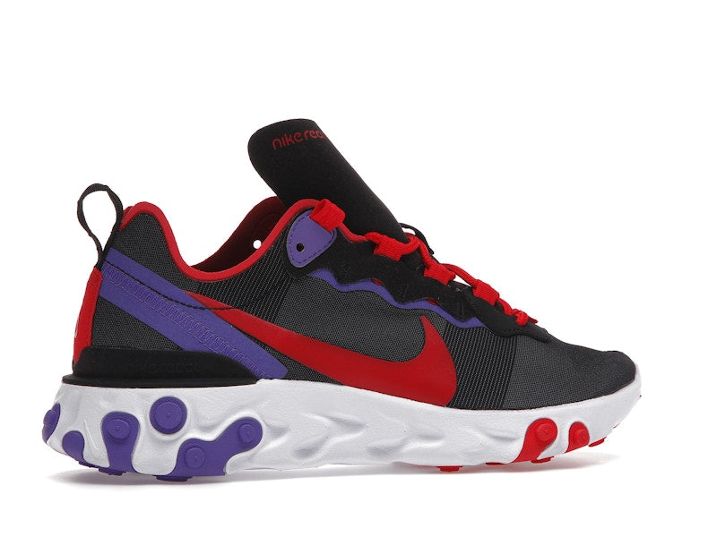 Nike React Element 55 Black University Red (Women's)