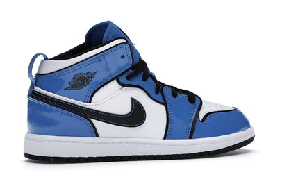 Jordan 1 Mid Signal Blue (PS)