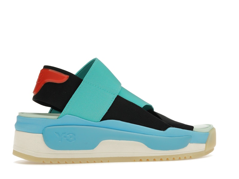 adidas Y-3 Hokori Sandal Black Mint Cyan
