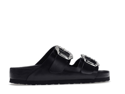 Birkenstock Arizona Manolo Blahnik Black
