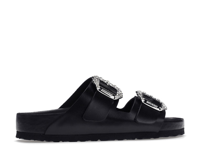 Birkenstock Arizona Manolo Blahnik Black