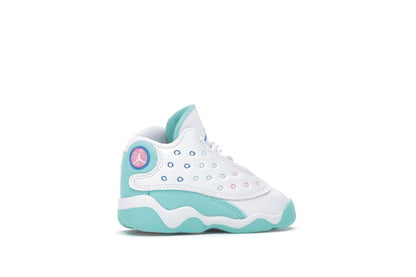 Jordan 13 Retro White Soar Green Pink (TD)