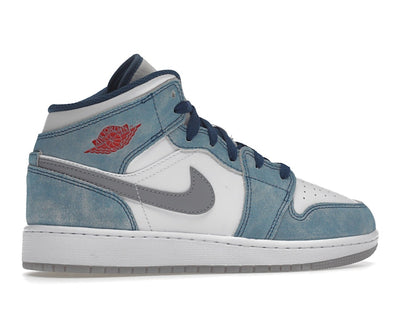Jordan 1 Mid SE French Blue Light Steel (GS)