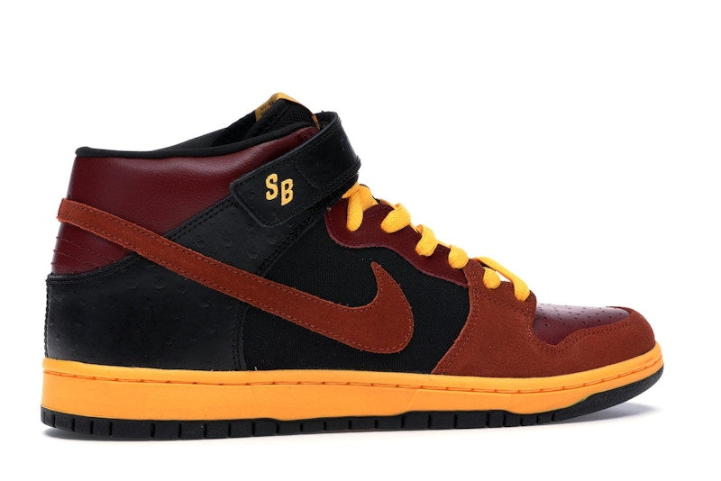 Nike SB Dunk Mid Ostrich Team Red