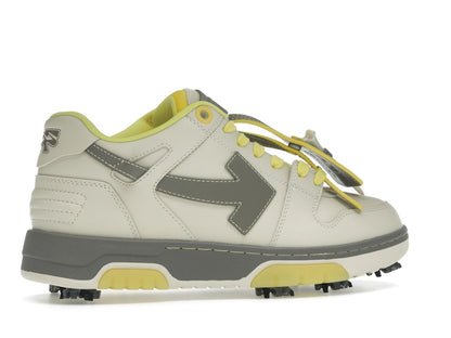 OFF-WHITE Out Of Office OOO Low Tops Golf Paris Hilinski Gray Yellow