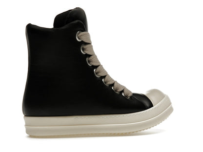 Rick Owens Jumbo Lace Padded Sneaks Black Milk
