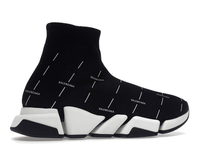 Balenciaga Speed 2.0 Black White Logo