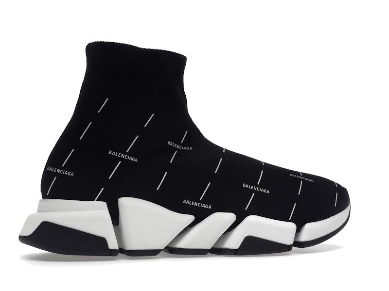 Balenciaga Speed 2.0 Black White Logo