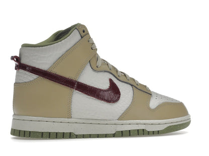 Nike Dunk High Tumbled Tan White Brown (Women's)