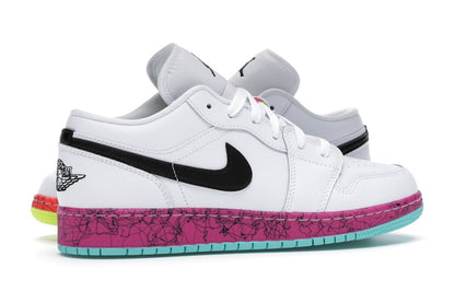 Jordan 1 Low Multi-Color Midsoles White (GS)