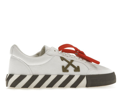 OFF-WHITE Vulcanized Low White Khaki Canvas