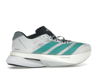 adidas Adizero Boston 13 White Pure Teal